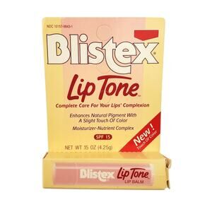 Blistex Lip Tone Lip Balm Discontinued 0.15 oz NEW In Box Rare VTG SPF 15